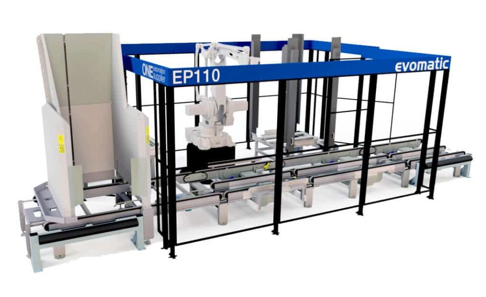 EP110 Palletizing Robot Cell - Streamline Your Process Automation